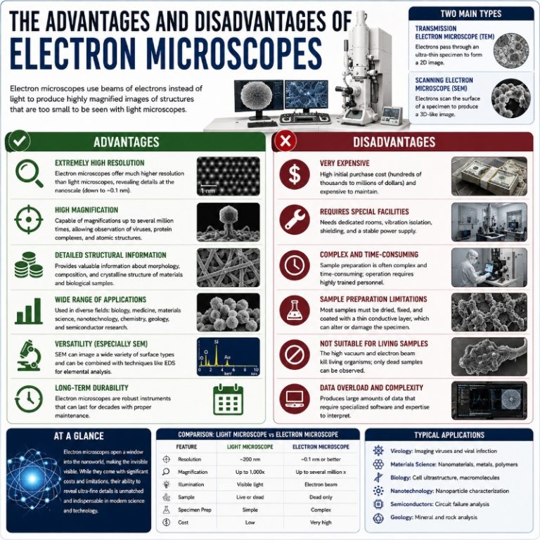 Photo of The Advantages and Disadvantages of Electron Microscopes