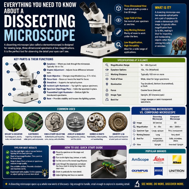 Photo of Everything You Need to Know About A Dissecting Microscope