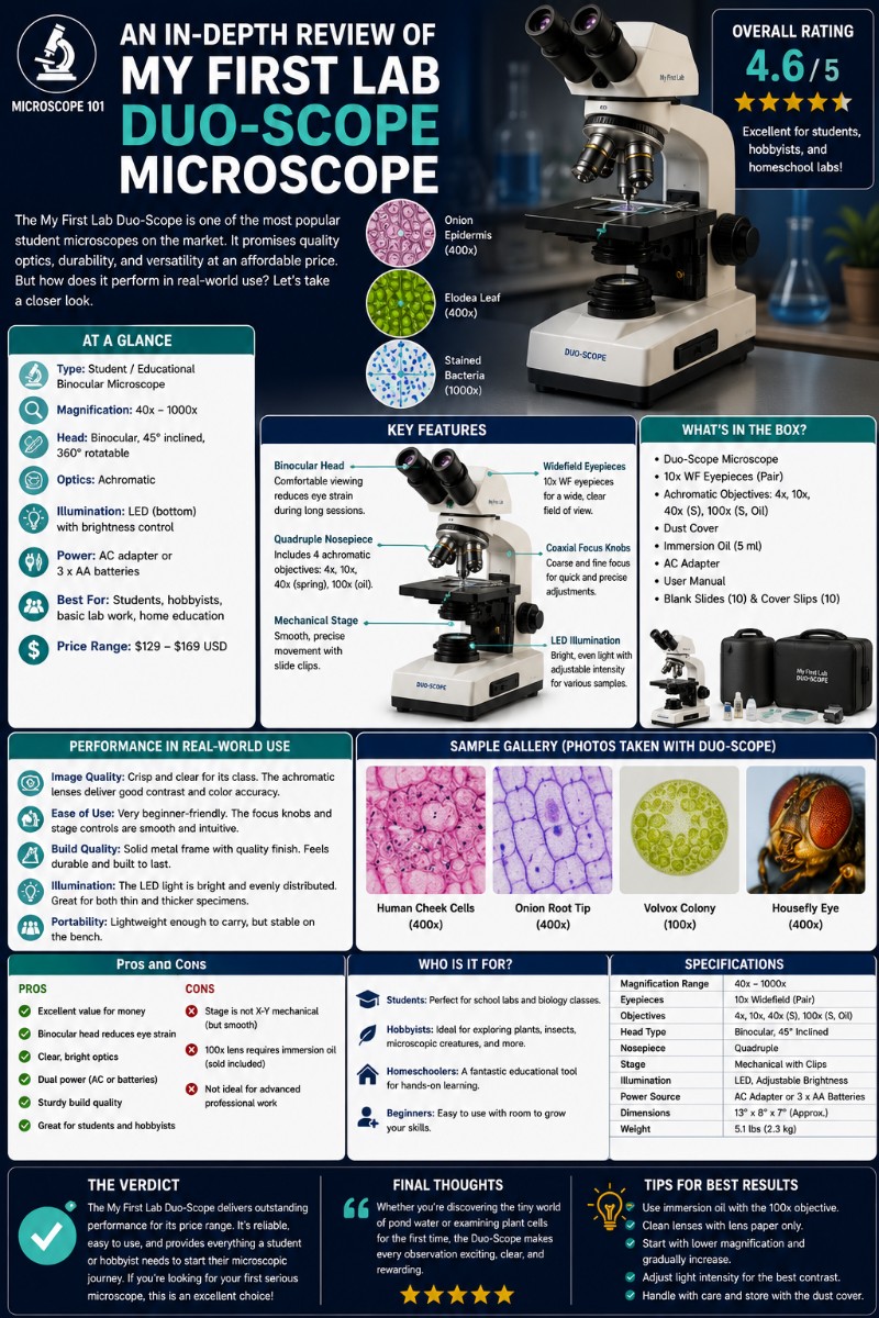 Photo of An In-Depth Review of My First Lab Duo-Scope Microscope