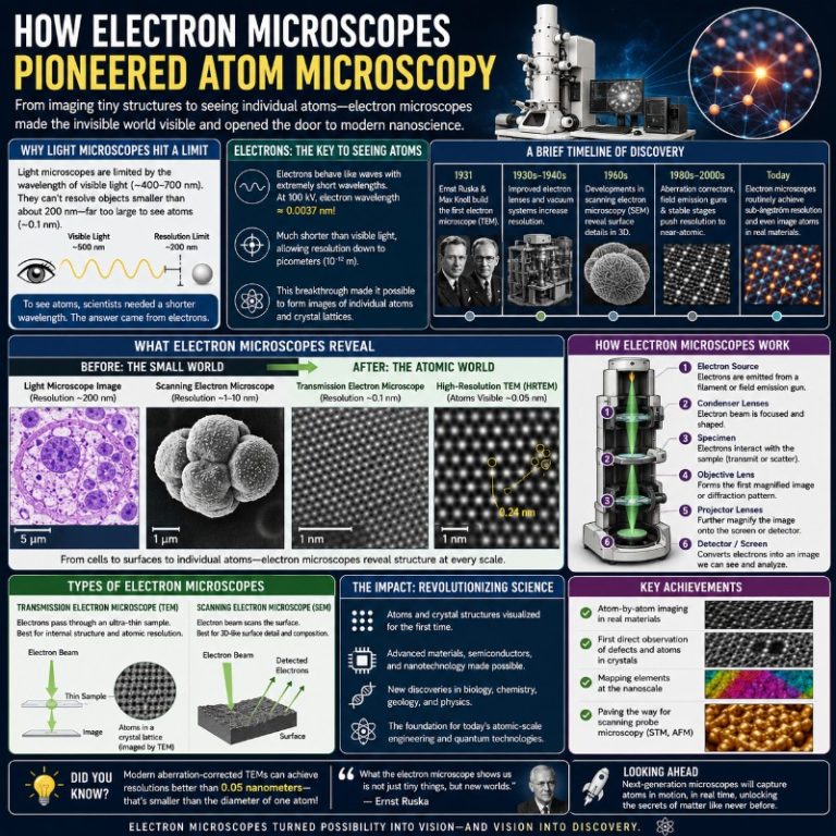 Photo of How Electron Microscopes Pioneered Atom Microscopy