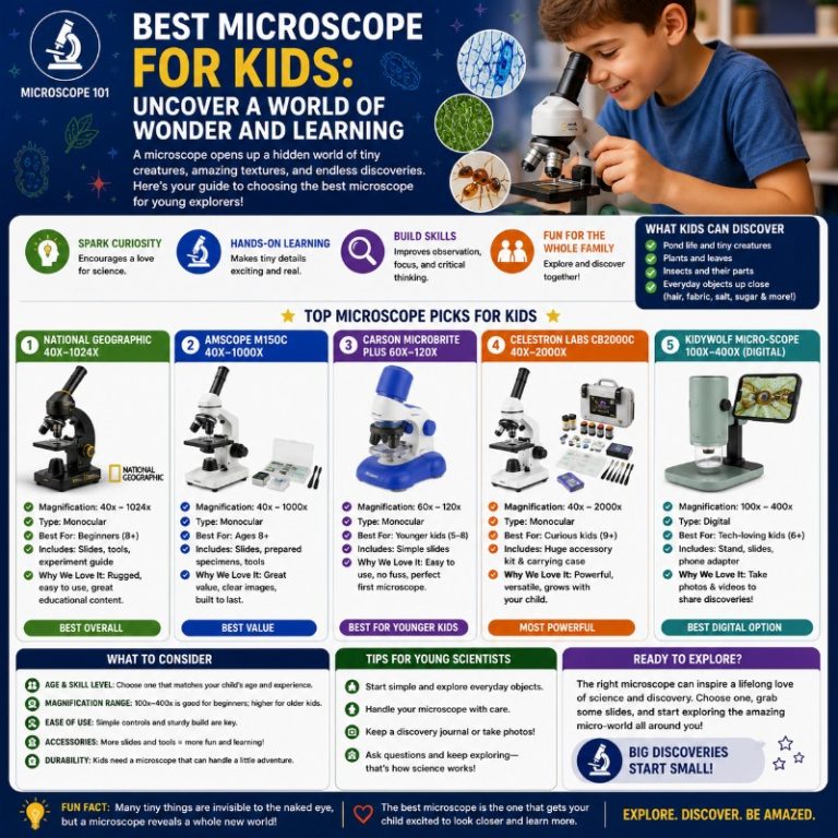 Photo of Best Microscope For Kids: Uncover a World of Wonder and Learning
