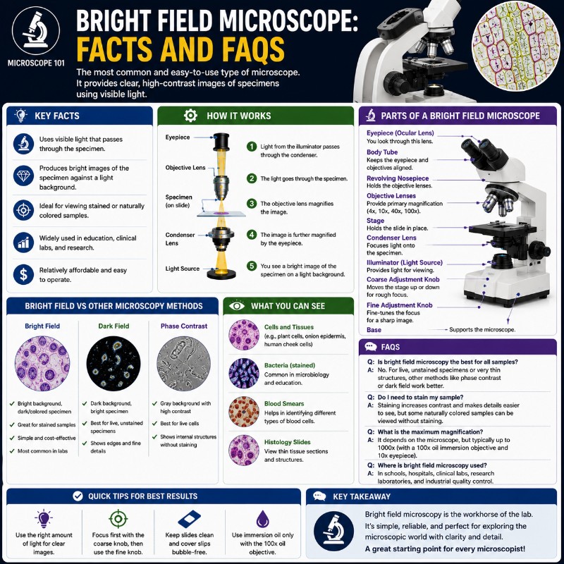 Photo of Bright field Microscope: Facts and FAQs