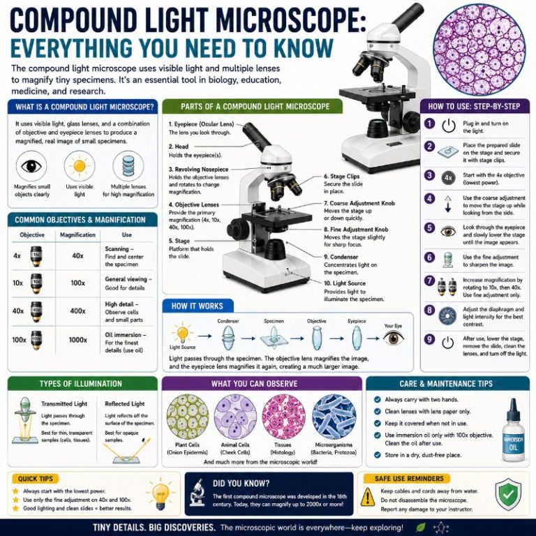Compound light microscope