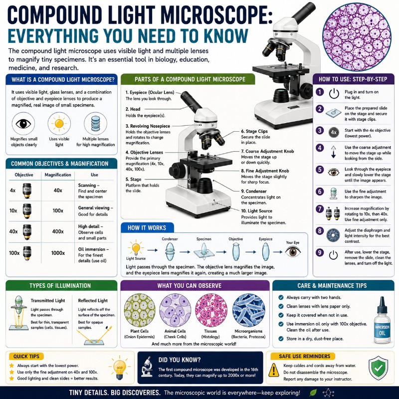 Photo of Compound Light Microscope