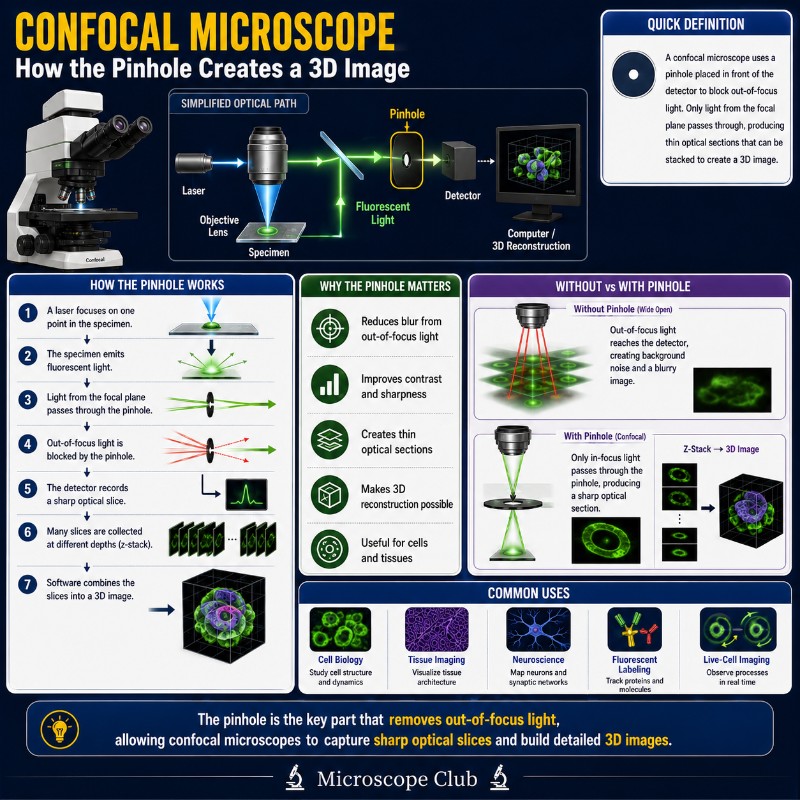 Photo of Confocal Microscope: How the Pinhole Creates a 3D Image