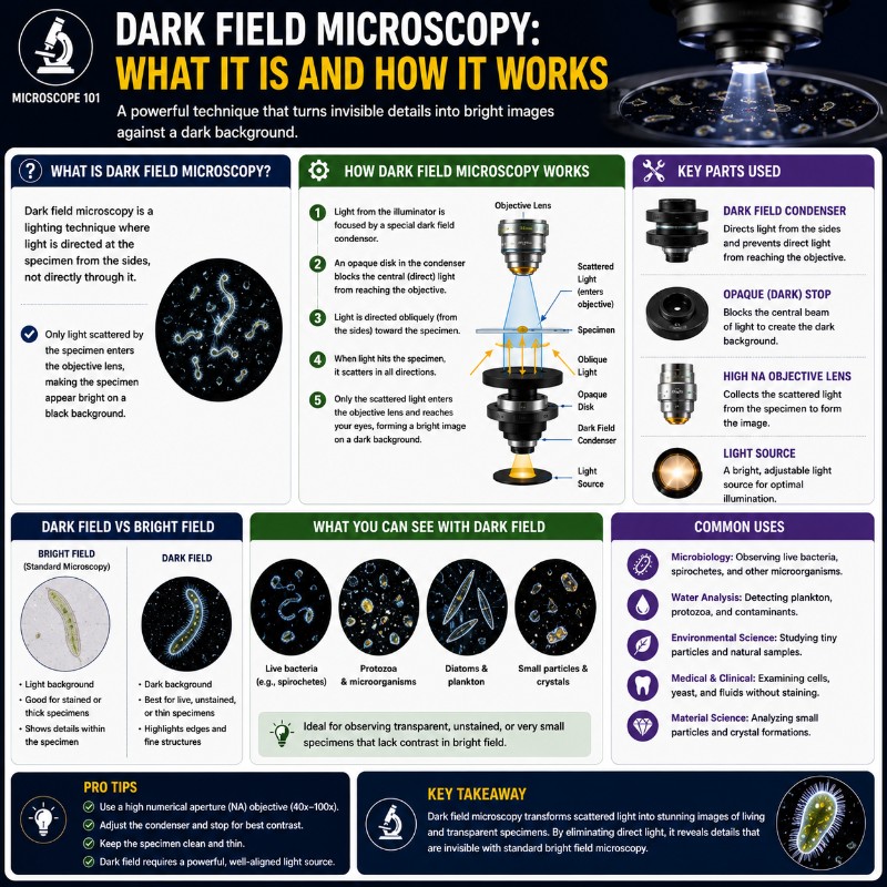 Dark field microscopy