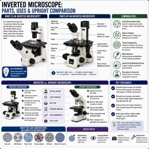 Inverted Microscope: Parts, Uses & Upright Comparison » Microscope Club