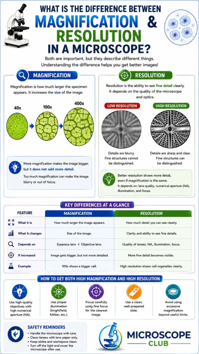 Magnification vs Resolution in Microscopy Explained » Microscope Club