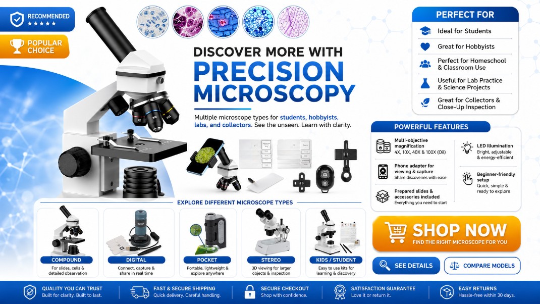 Must-have microscope books for students, hobbyists, teachers and curious learners