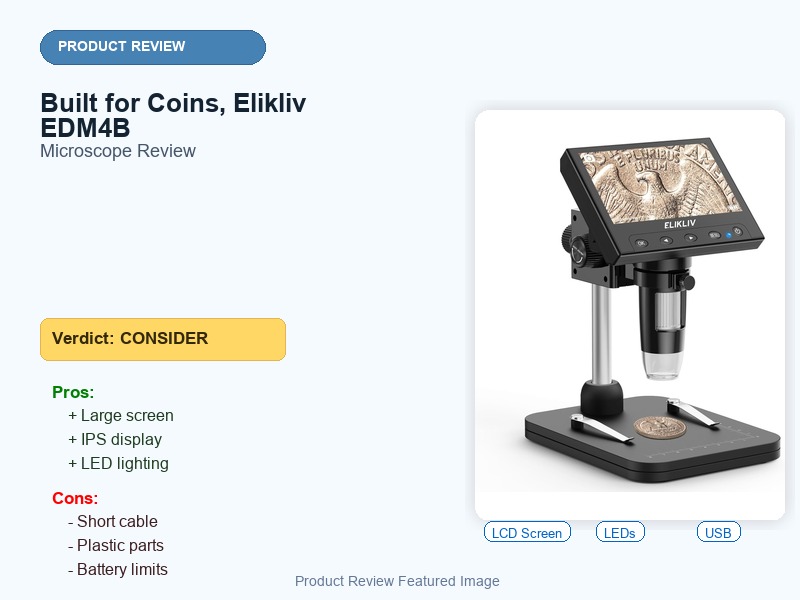 Built for Coins, Elikliv EDM4B review featured image with verdict, pros and cons