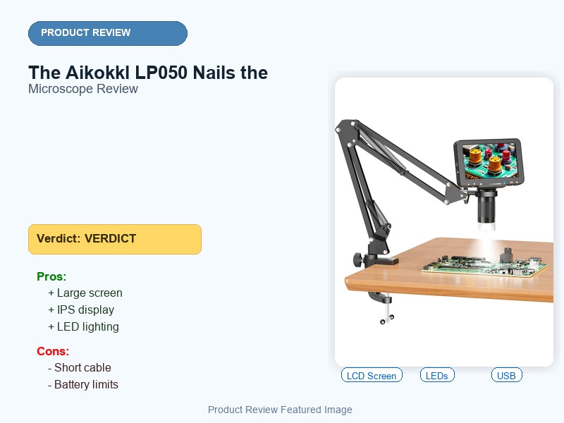 The Aikokkl LP050 Nails the review featured image with verdict, pros and cons