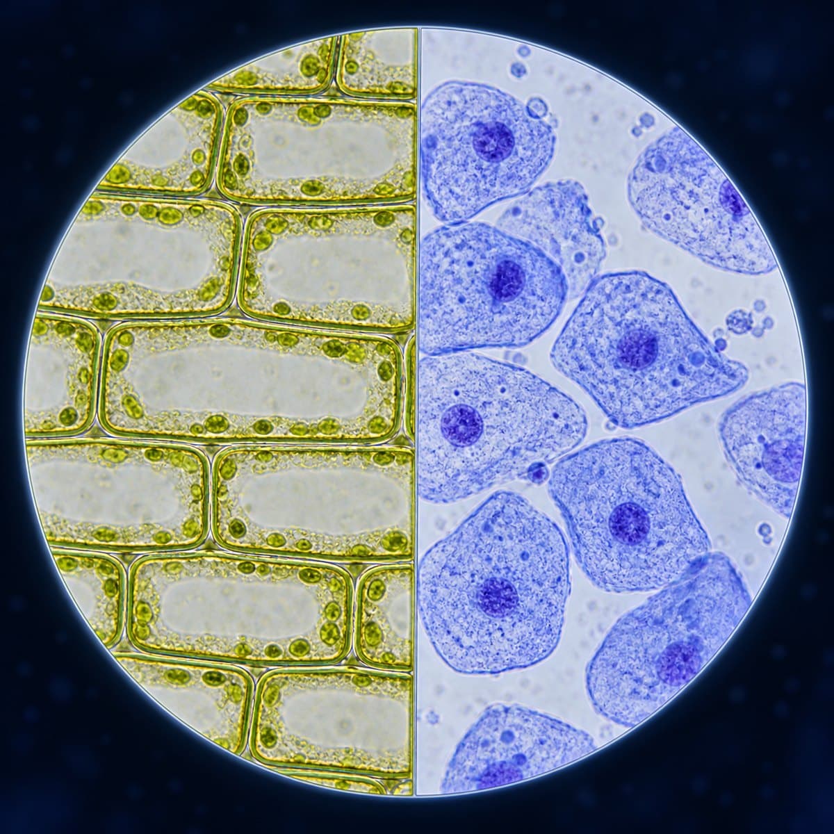 Plant Cell vs Animal Cell: Structure and Microscope View